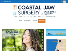 Tablet Screenshot of coastaljaw.com